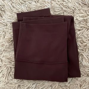 Plum colored Lululemon align leggings 25”